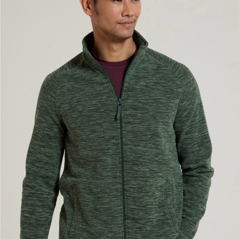 Lands’ END Men's Green Full-Zip Jacket